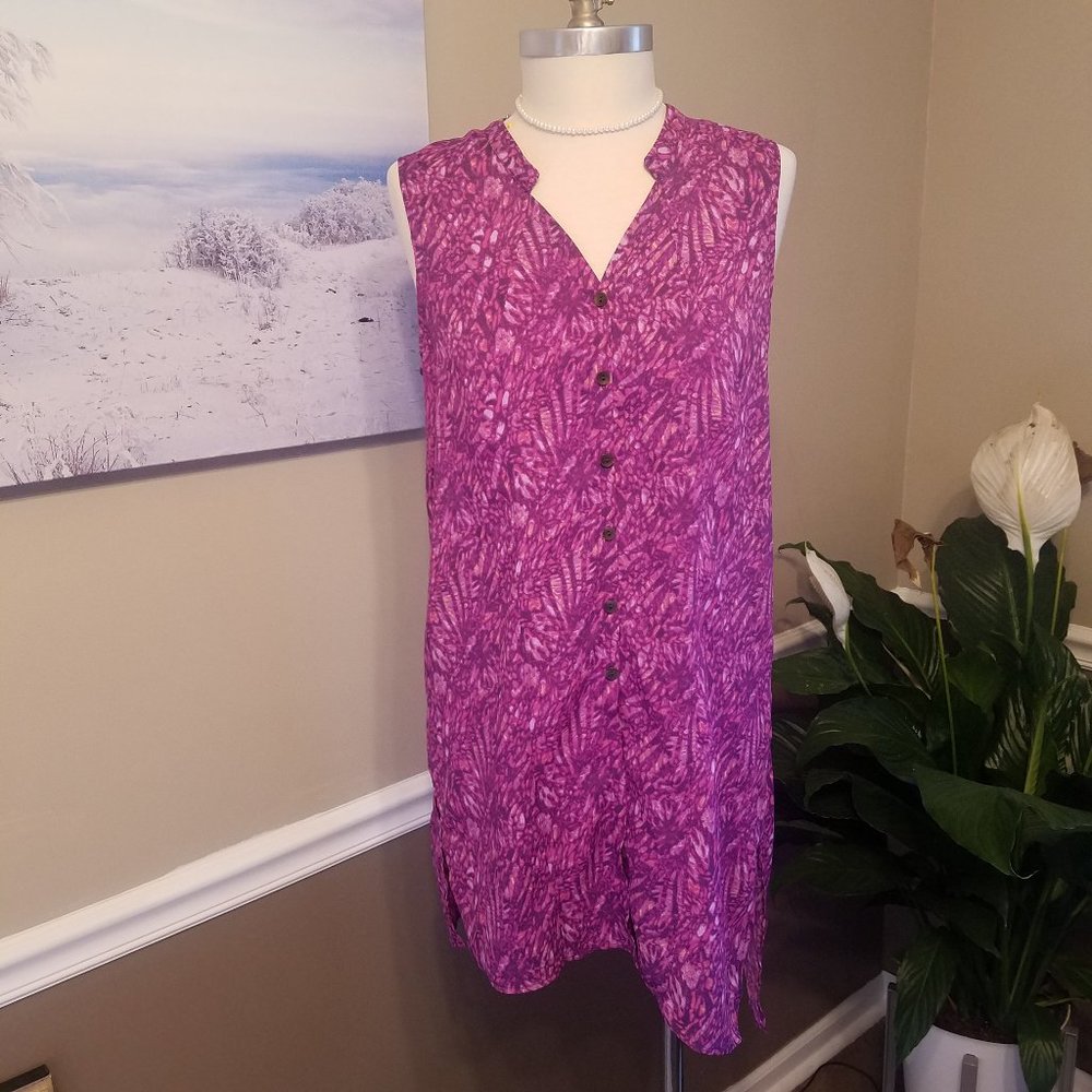 Mark Zunino Sleeveless Tunic Top - Size Small
